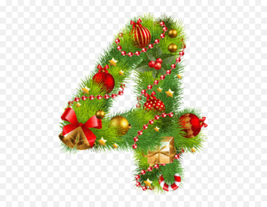 Download Hd Christmas Numbers Png Christmas Numbers Clipart - Transparent Png Christmas Numbers Clipart Transparent Emoji,Numbers Clipart
