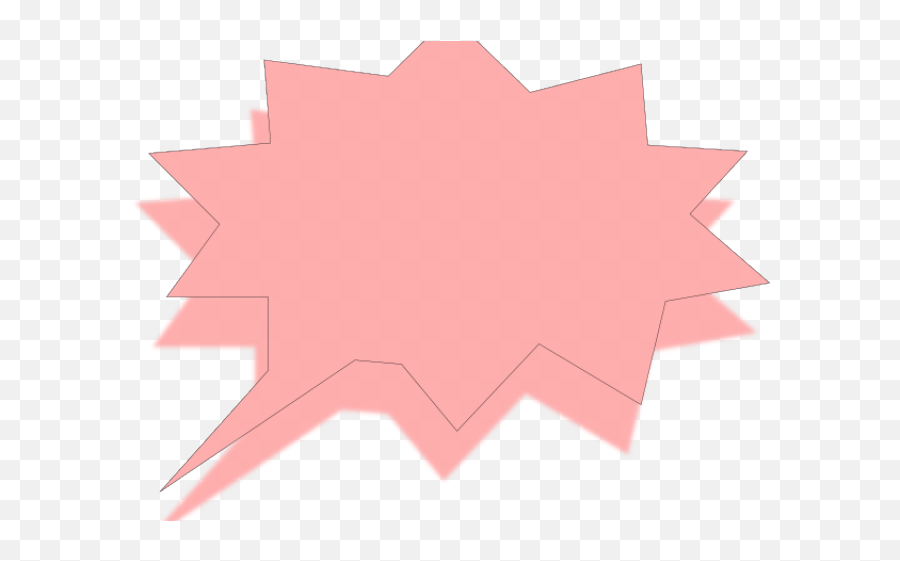 Pink Bubble Png - Speech Bubble Clipart Pink Maple Leaf Horizontal Emoji,Speech Bubble Clipart
