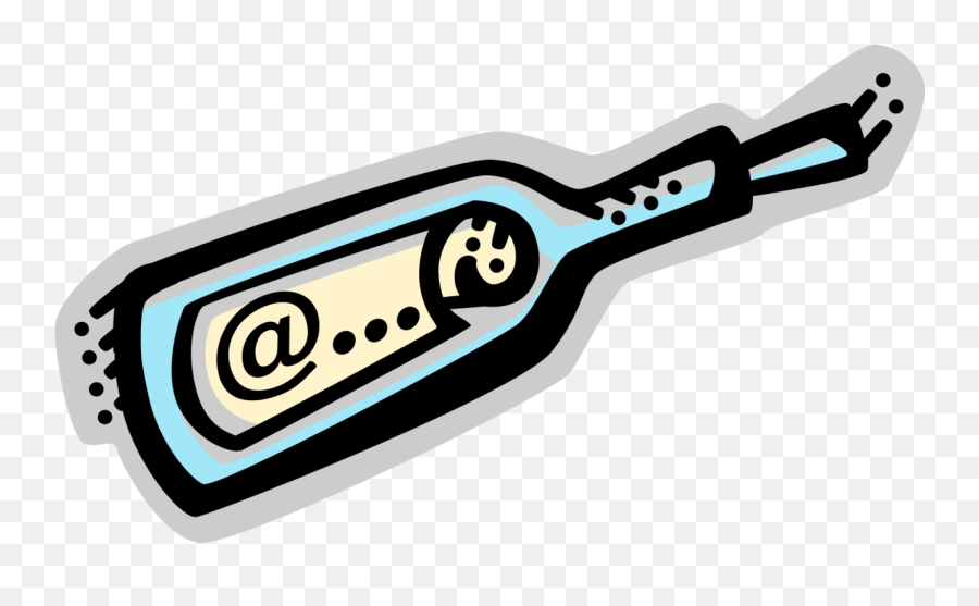 Message In Bottle Metaphor Of Clipart Emoji,Message In A Bottle Clipart