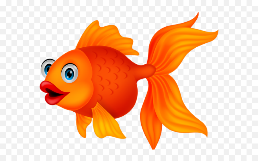 Gold Fish Clipart Printable - Png Download Full Size Emoji,Gold Fish Clipart