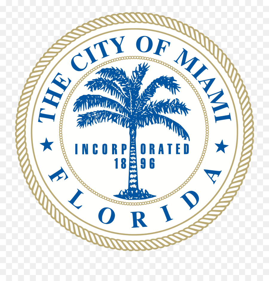 Seal Of Miami Florida - City Of Miami Logo Emoji,Miami Logo
