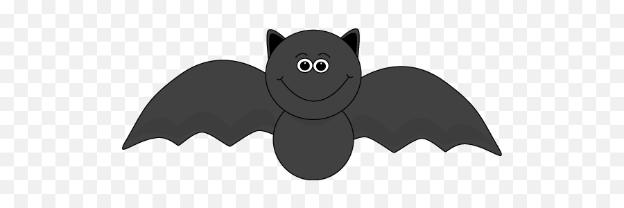 White Halloween Black Bat Clipart - Bat Clipart Free Emoji,Bat Clipart