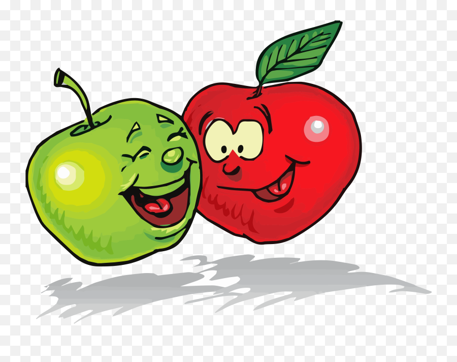 Apple Green Red Clipart Png - Healthy Food Clipart Free Healthy Food Nutrition Clipart Emoji,Healthy Food Clipart