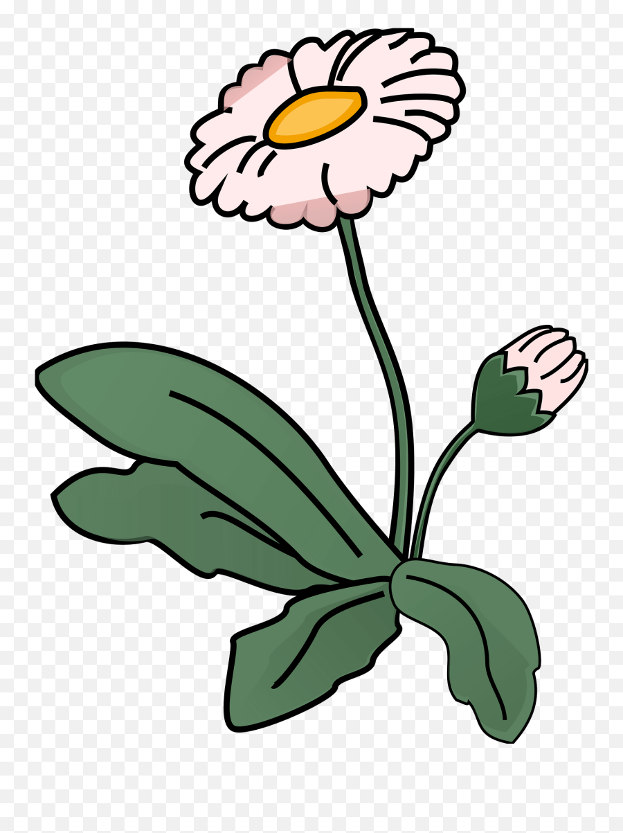 White Flower On The Stem Clipart Free Download Transparent - Lovely Emoji,Stem Clipart