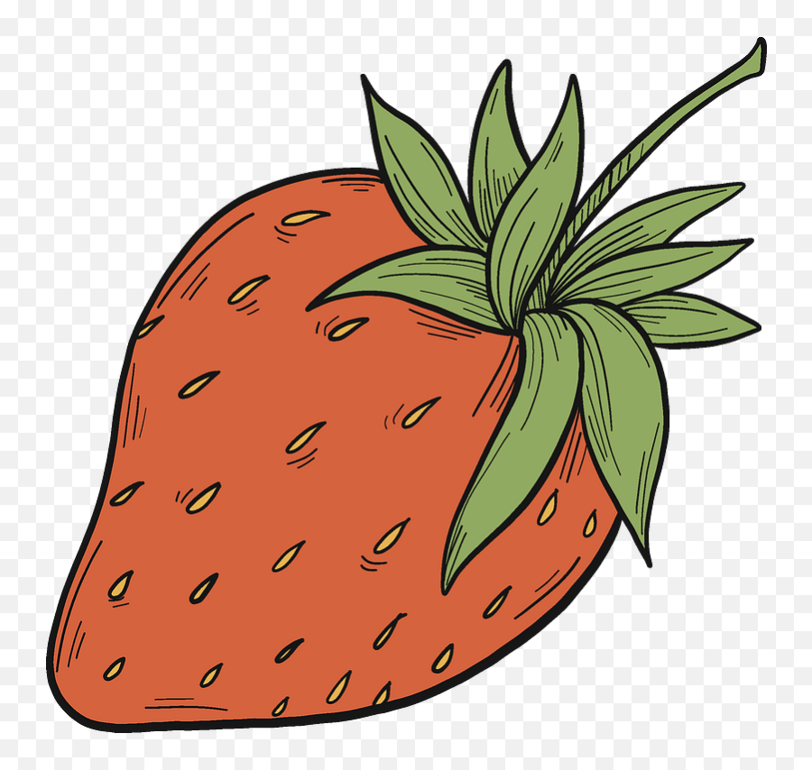 Strawberry Clipart - Fresh Emoji,Strawberry Clipart