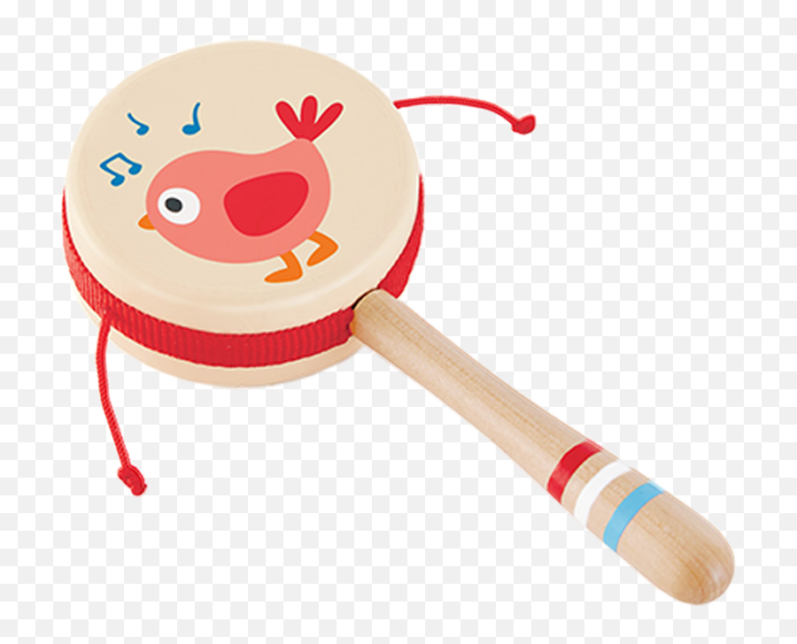 Baby Toys Png - Rattle Baby Toy Png Transparent Cartoon Twittering Bird Drum Shaped Rattle Hape Toys Emoji,Baby Rattle Clipart