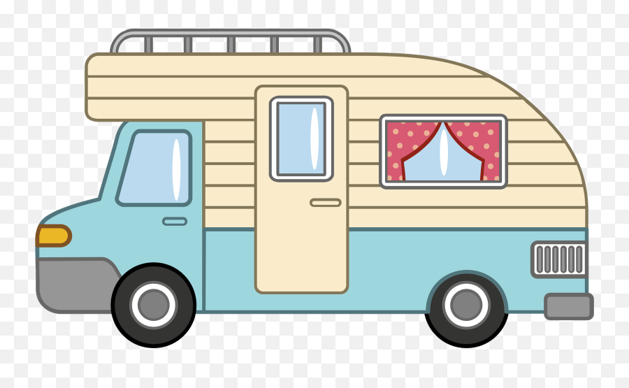 Camping Trailer Clipart - Trailer Clipart Emoji,Transparent Trailer