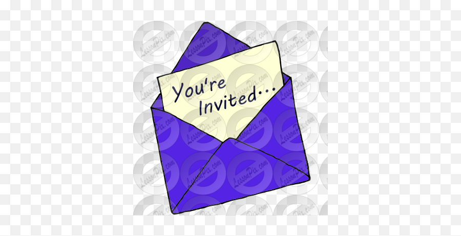 Invitation Picture For Classroom - Horizontal Emoji,You're Invited Clipart