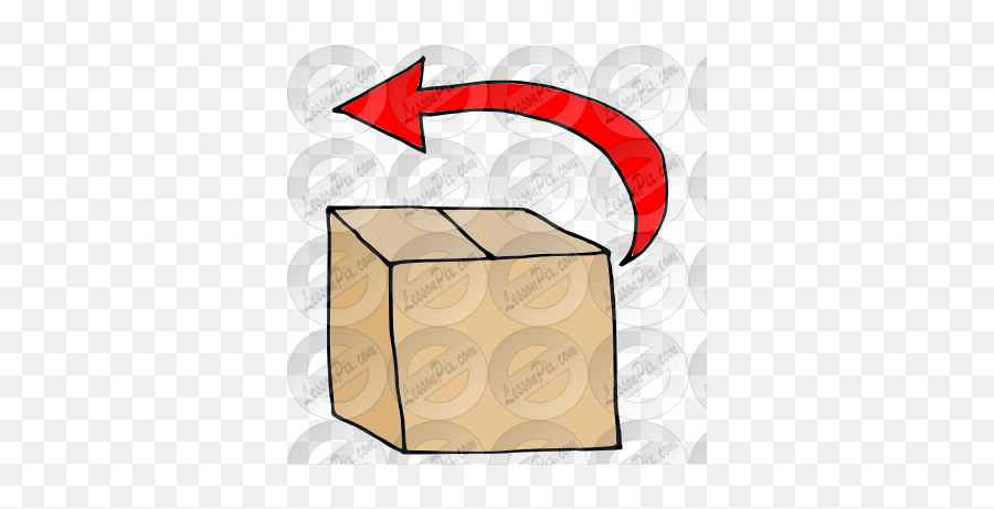 Return Picture For Classroom Therapy - Cardboard Box Emoji,Return Clipart