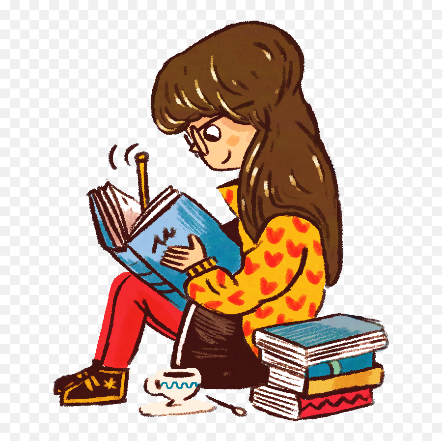 Bookwormu0027s Diary - Illustration Transparent Cartoon Jingfm Academic Emoji,Bookworms Clipart