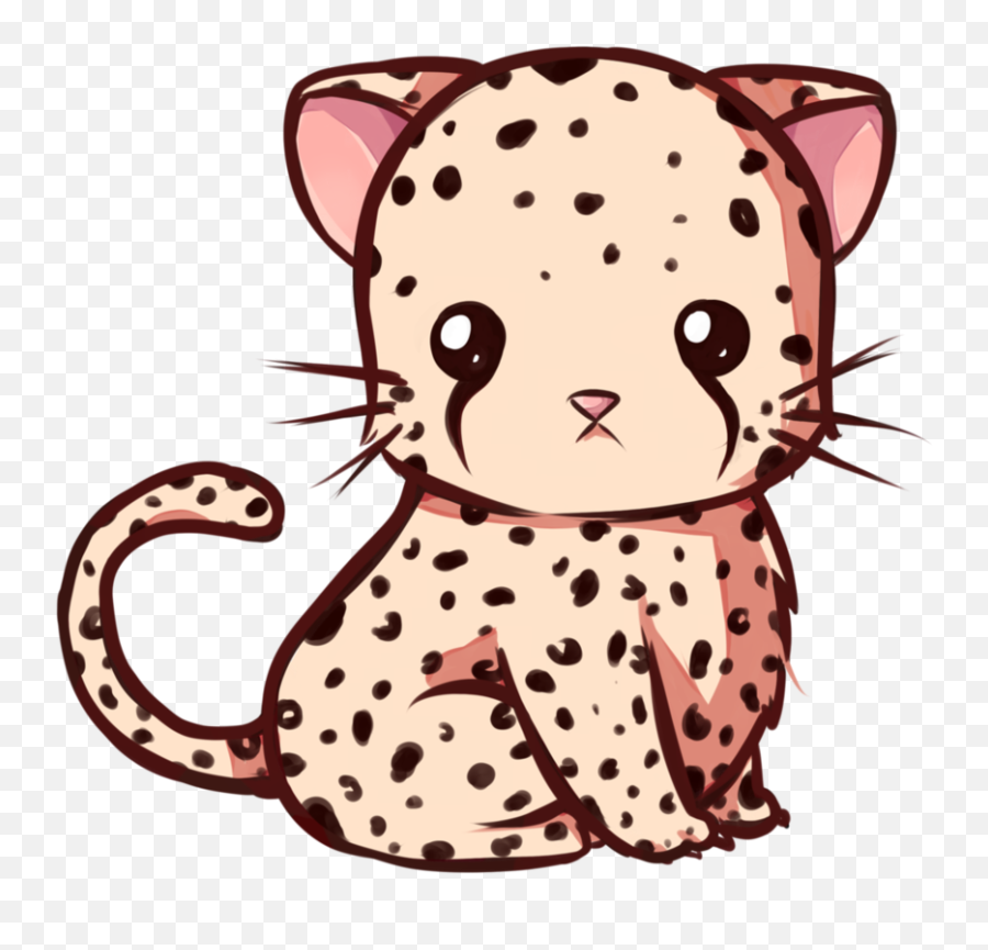 Kawaii Animals Png - Kawaii Cheetah Emoji,Animals Png