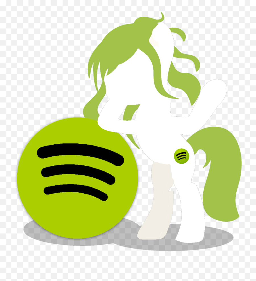 Download Spotify Pony Icon - Spotify Logo Clip Art Full Pony Spotify Icon Png Emoji,Spotify Logo