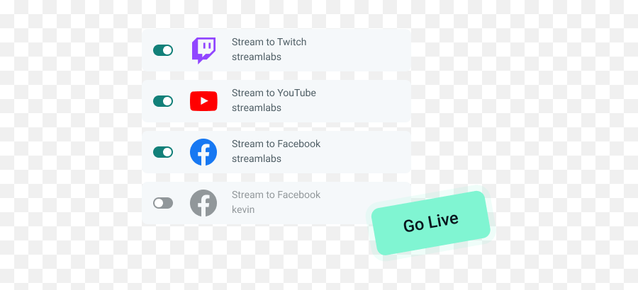 Live Stream To Twitch Youtube And Emoji,Streamlabs Png