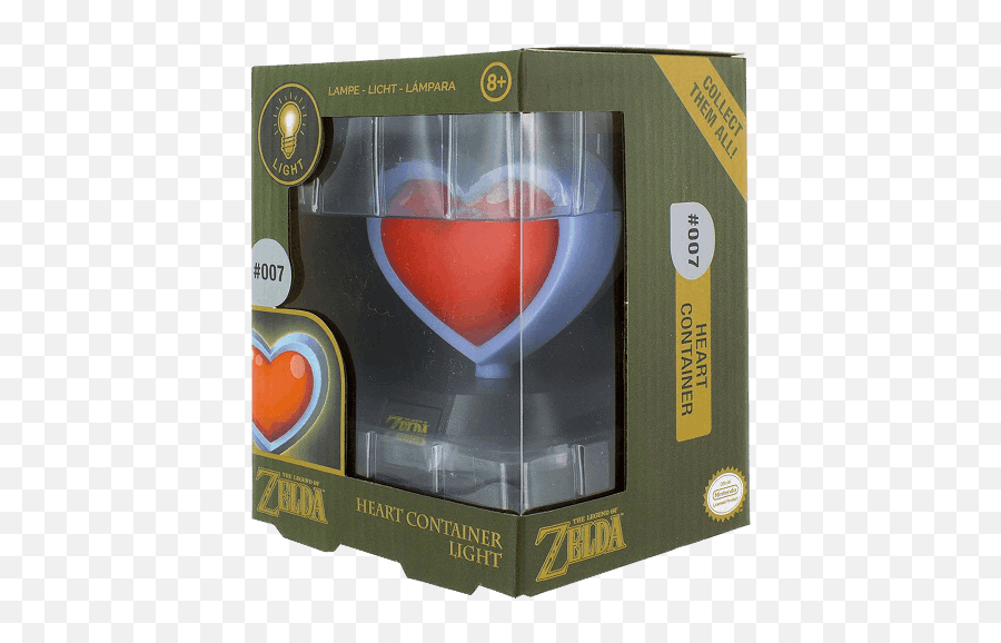 The Legend Of Zelda Heart Container Icon 3d Led Decorative Light Lamp Emoji,Zelda Heart Png