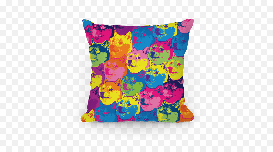 Pop Art Doge Pillows Lookhuman Emoji,Pop Art Png
