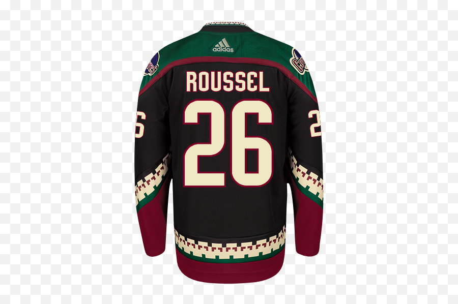Nhl Jersey Numbers On Twitter F Antoine Roussel Will Wear Emoji,Arizona Coyotes Logo Png