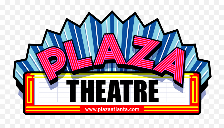 Movie Theatre Clip Art - Plaza Theatre Atlanta Logo Emoji,Movie Theater Clipart