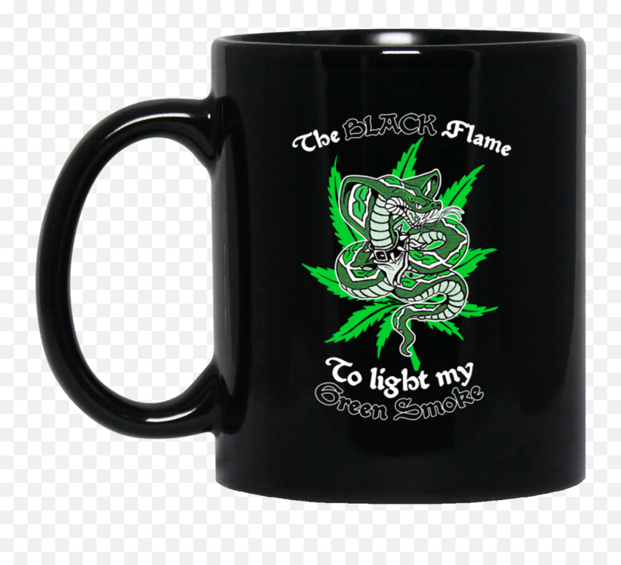 The Black Flame To Light My Green Smoke Mug 0stees Emoji,Green Smoke Transparent
