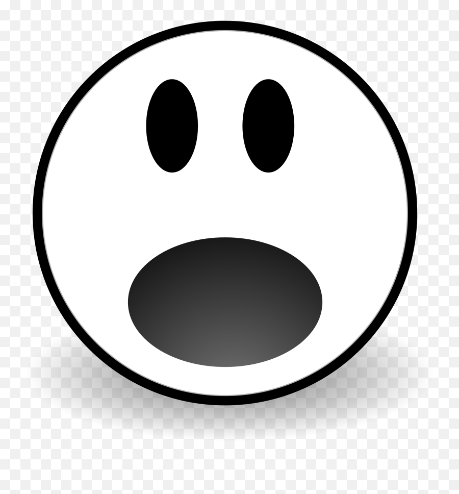 Library Of Transparent Black And White - Scared Face Clipart Black And White Emoji,Transparent Emojis