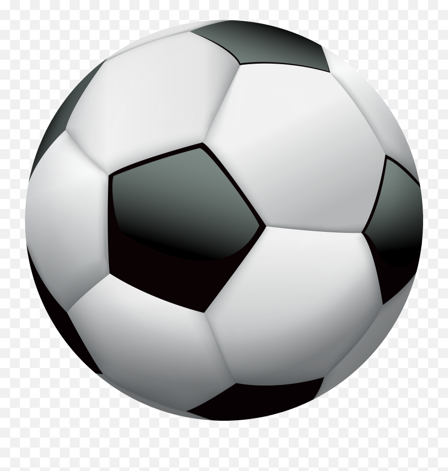 Soccer Ball Clip Art 2 3 - Transparent Soccer Ball Png Clipart Emoji,Soccer Ball Clipart