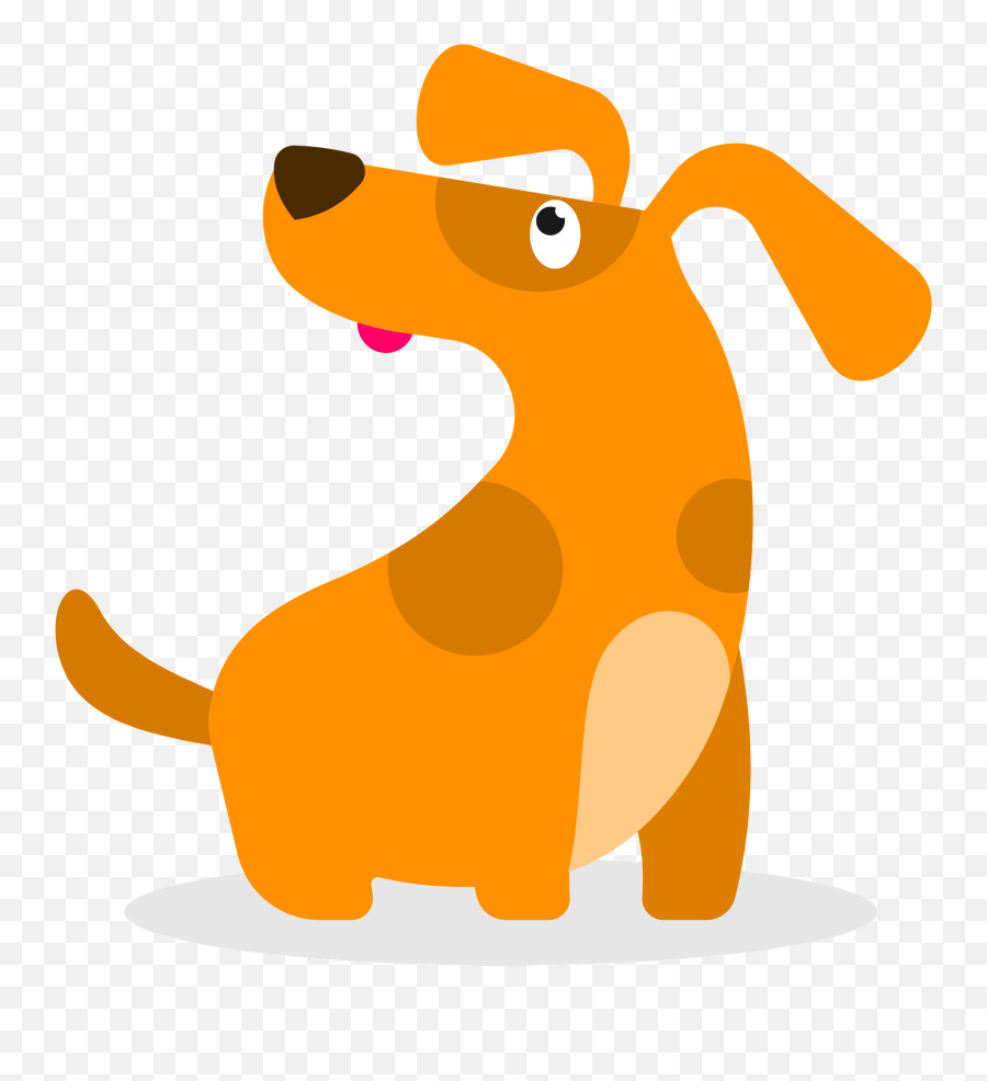Cute Dog Clipart - Transparent Cute Dog Clipart Emoji,Dog Clipart