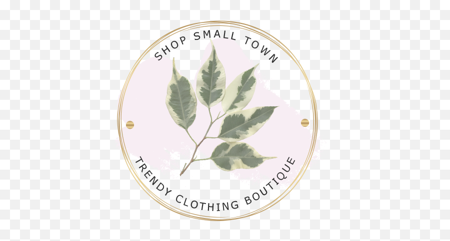 Shop Small Town - Herbal Emoji,Shop Small Logo