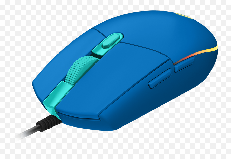 Logitech G203 Blue Gaming Mouse - Mouse Logitech G203 Lightsync Rgb Blue Emoji,Gaming Mouse Png