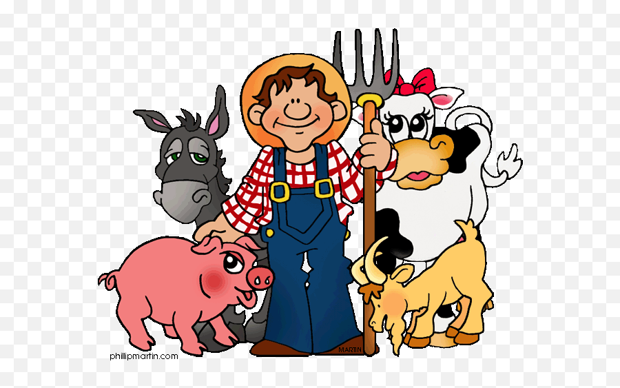 Farm Clipart Kids Farm Kids - Farmer Clipart Free Emoji,Farm Clipart