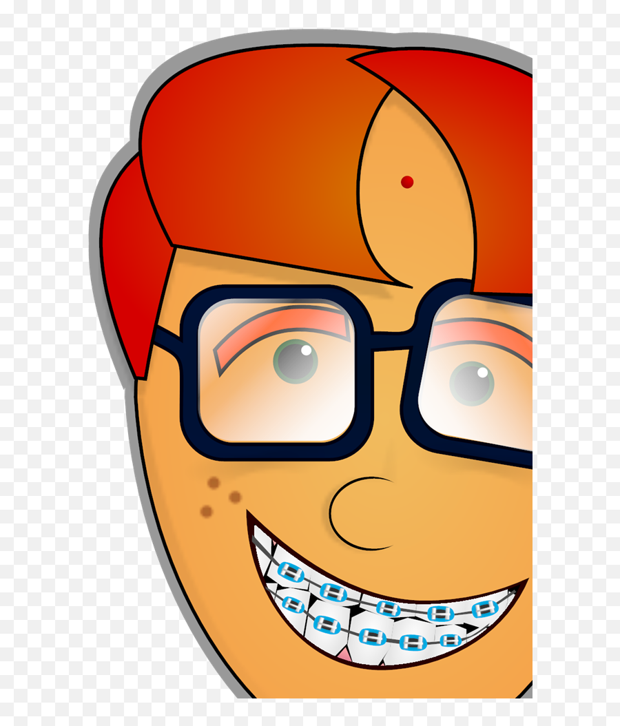 Nerd Guy Svg Vector Nerd Guy Clip Art - Svg Clipart Dessin Homme Roux A Lunettes Emoji,Nerd Clipart