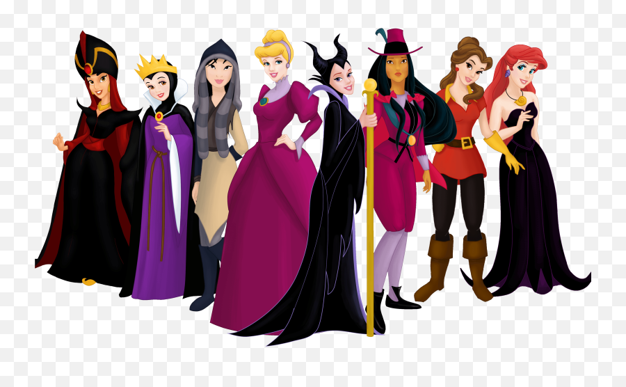 Download Evil Princesses Png Clipart Picture - Disney Disney Princess As Villains Emoji,Disney Princess Png