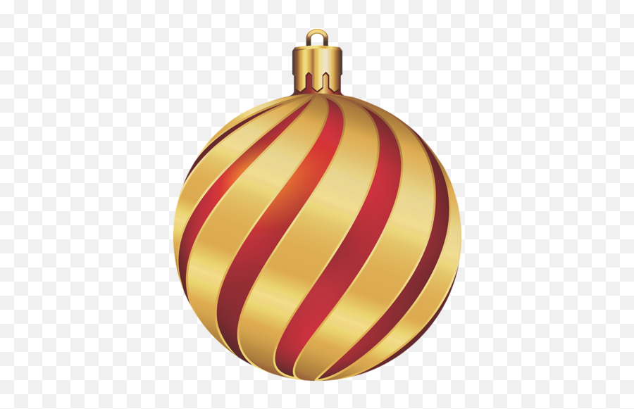 Large Transparent Christmas Gold And Red Ornament Gold - Christmas Gold Ornament Png Emoji,Christmas Ornament Clipart