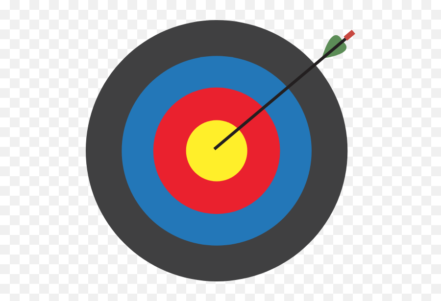 Archery Target Graphic - Euston Railway Station Emoji,Target Clipart