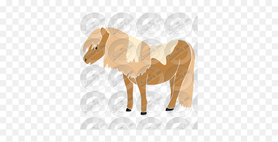 Pony Stencil For Classroom Therapy Use - Great Pony Clipart Bovinae Emoji,Pony Clipart