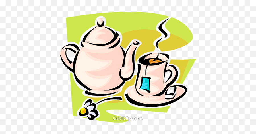 Cups Clipart Teapot - Clipart Cup Of Tea Full Size Png Tee Trinken Clipart Emoji,Tea Clipart