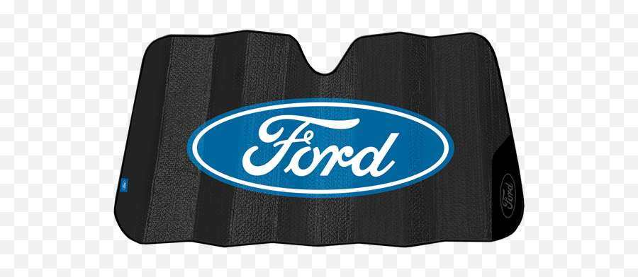 Ford Black Matte Accordion Sunshade - Classic Ford Emoji,Cool Cars Logo