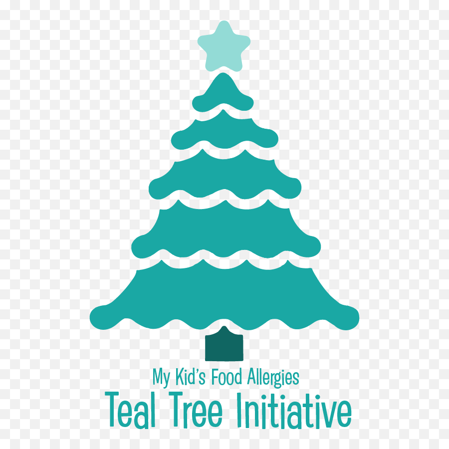 Teal Tree Initiative U2014 My Kids Food Allergies Emoji,Christmas Tree Logo