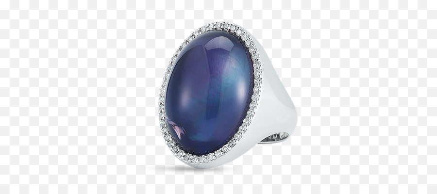 Roberto Coin Ring With Diamonds Amethyst And Mother Of Emoji,Pearl Transparent Background