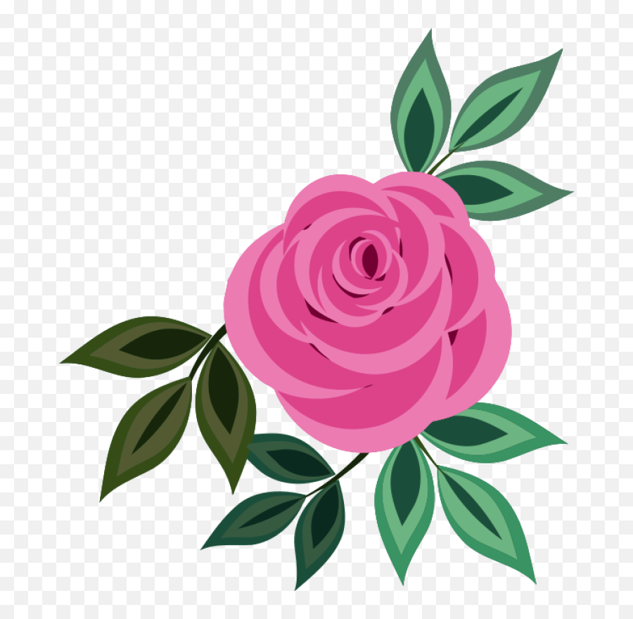 Pink Rose Clipart Free Download Transparent Png Creazilla - Rose Pink Icon Transparent Emoji,Roses Clipart