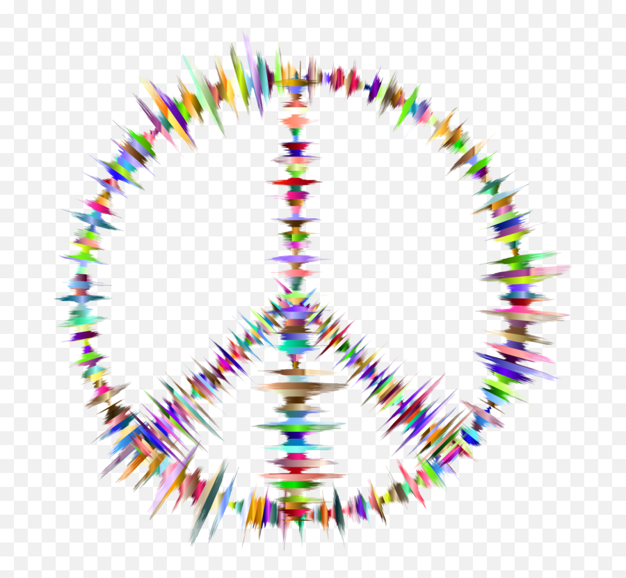 Download Hd Peace Symbols Sign Hippie - Peace And Love Logo Emoji,Hippie Logo