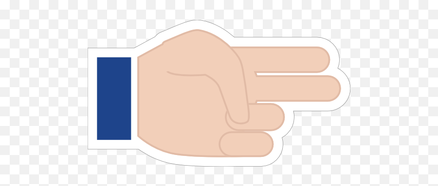 Hands Two Fingers Emoji Sticker,Fist Emoji Transparent