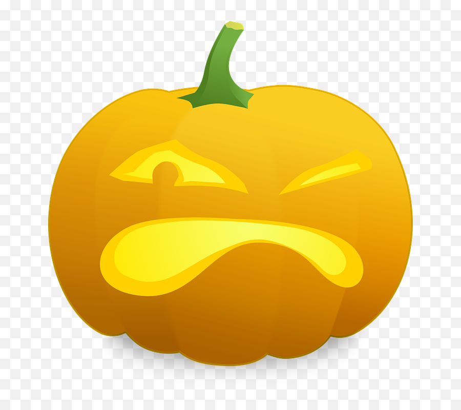 Angry Halloween Orange - Free Vector Graphic On Pixabay Emoji,Angry Mouth Clipart