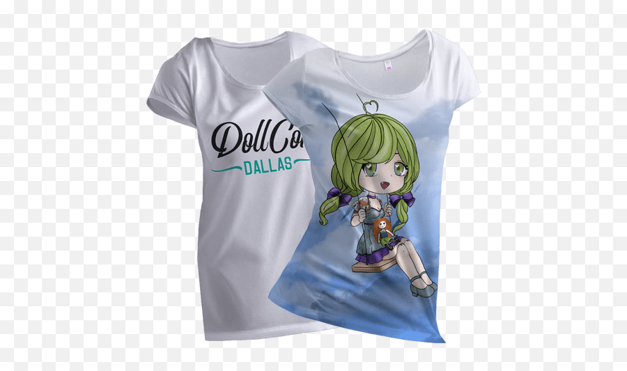 Doll T - Shirt Dollcon Dallas Emoji,T Shirts Png