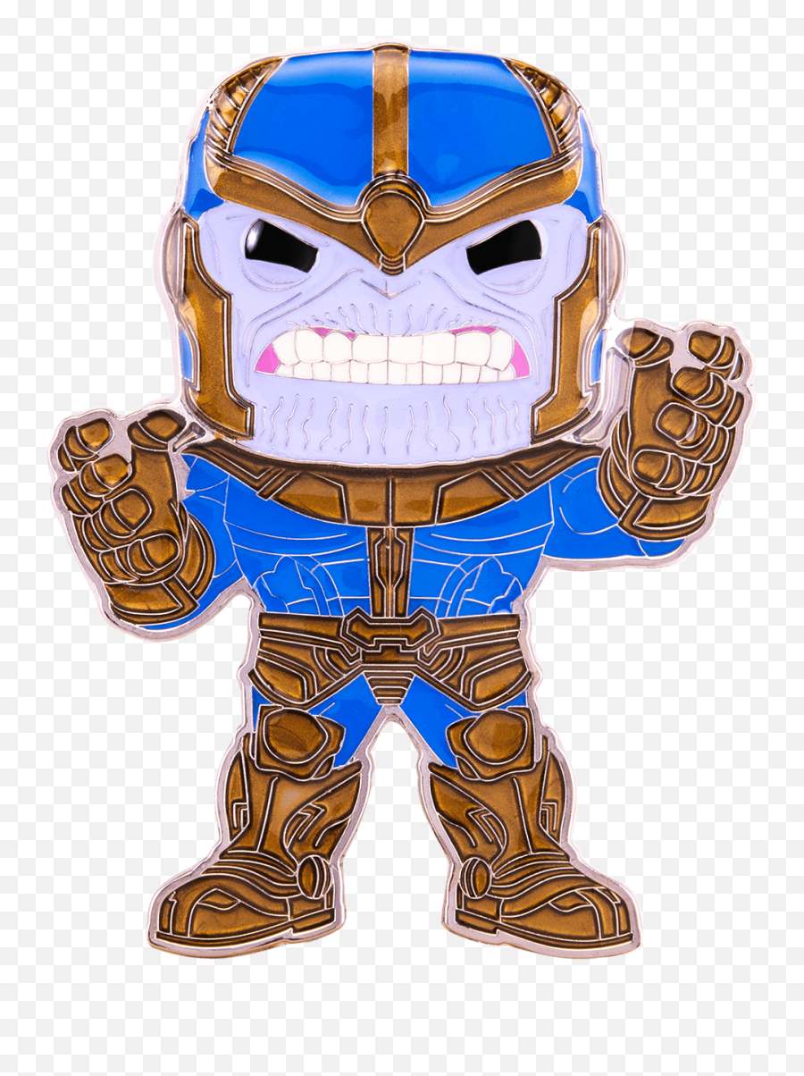 Funko Pop The Avengers - Thanos 4u201d Enamel Pin 02 The Emoji,Thanos Face Png