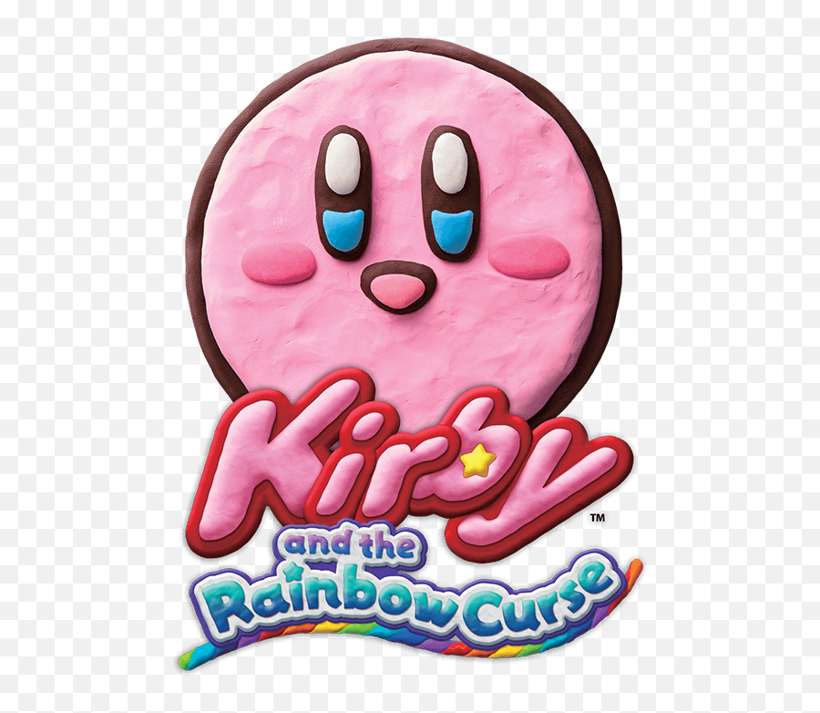 The Rainbow Curse Logo Clipart - Kirby And The Rainbow Curse Icon Emoji,Kirby Logo