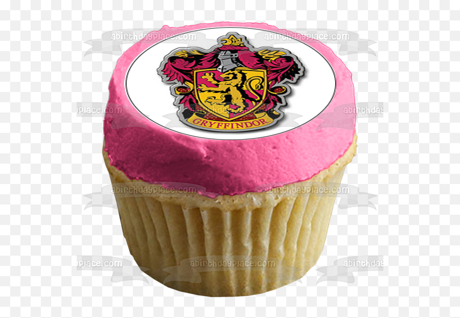Harry Potter Hogwarts Crest Slytherin Ravenclaw Hufflepuff Gryffindor Edible Cupcake Topper Images Abpid14828 - A Birthday Place Emoji,Ravenclaw Logo