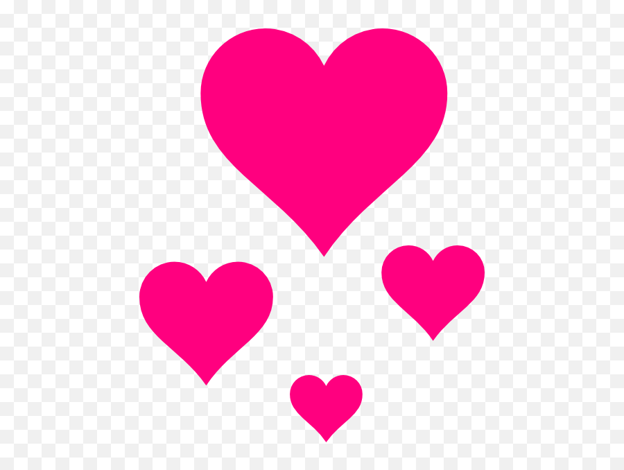Hearts Pink - Pink Small Heart Png Emoji,Pink Heart Png