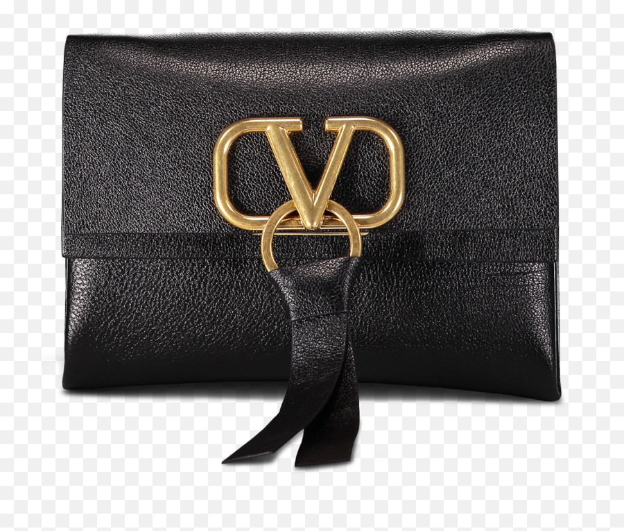 Valentino Logo Ribbon Bag Nero - Louis Vuitton Emoji,Valentino Logo
