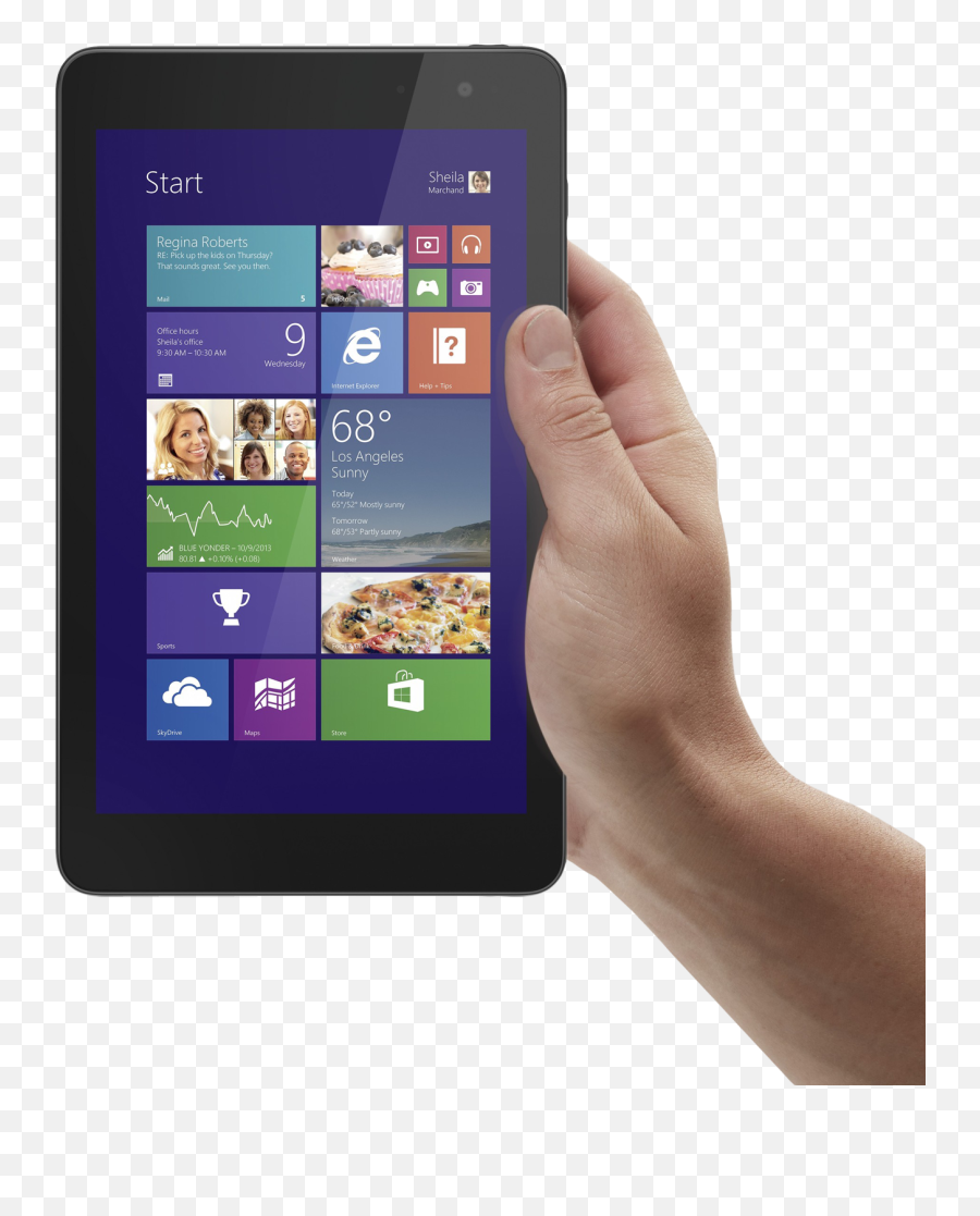 Hand Holding Tablet Png Image - Dell Venue 8 Pro Emoji,Tablet Png