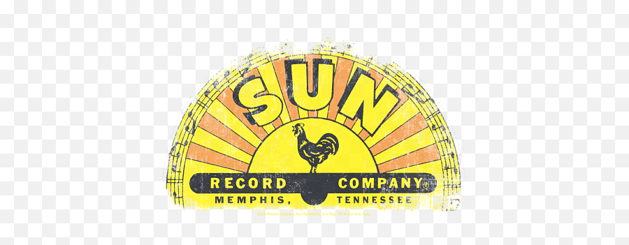 Sun - Sun Records Emoji,Vintage Logo