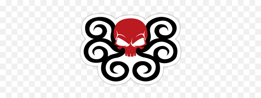 Hydra Red Skull Logo - Red Skull Emoji,Skull Logo